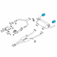 OEM 2017 Infiniti Q60 DIFFUSER ASY-Exhaust Diagram - 20080-4GA0A