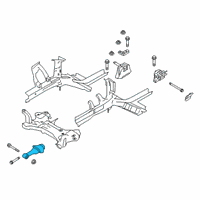 OEM Hyundai Veloster Bracket Assembly-Roll Rod Diagram - 21950-J3000