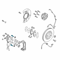 OEM 2018 Kia Sedona Rod Assembly-Guide(B) Diagram - 581624H000