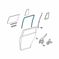 OEM 2009 Toyota Highlander Run Channel Diagram - 68142-0E041