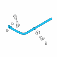 OEM 2018 Ford Edge Stabilizer Bar Diagram - F2GZ-5A772-A