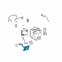 OEM 2018 Lexus ES350 Unit Sub-Assy, Heater Radiator Diagram - 87107-33120