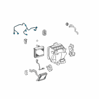 OEM Lexus Harness, Air Conditioner Diagram - 82212-33022