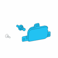 OEM 2010 Chevrolet Camaro Back Up Lamp Assembly Diagram - 92243668