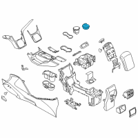 OEM 2017 Ford Transit Connect Ashtray Holder Diagram - BM5Z-5413562-AA