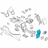 OEM 2017 Ford C-Max Rear Panel Diagram - CJ5Z-78045D72-BB