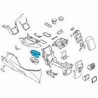 OEM 2013 Ford C-Max Holder Diagram - CJ5Z-7813562-AC