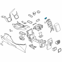 OEM Ford C-Max Latch Diagram - CJ5Z-78045G38-AB