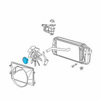 OEM Ford F-150 Heritage Fan Clutch Diagram - 5L3Z-8A616-BB