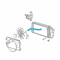 OEM 2008 Ford F-150 Upper Hose Diagram - JL3Z-8260-E