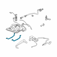 OEM 2002 Chevrolet Impala Strap Asm-Fuel Tank Diagram - 10426187