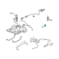 OEM 2002 Chevrolet Monte Carlo Bracket-Fuel Filter Diagram - 10400617