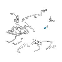 OEM 2003 Buick Regal Filter, Fuel Diagram - 25121293