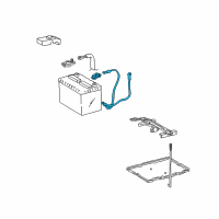 OEM 2006 Toyota Camry Negative Cable Diagram - 82123-06070