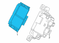 OEM 2015 Cadillac ATS Module Diagram - 23497732