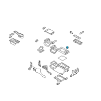 OEM 2013 Ford F-150 Cup Holder Diagram - 9L3Z-1513562-B