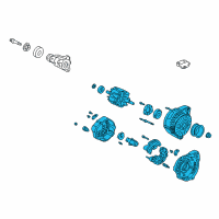 OEM Honda Odyssey Alternator (Reman) Diagram - 06311-P8F-A01RM