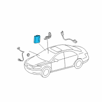 OEM 2010 Toyota Camry Control Module Diagram - 89780-06011