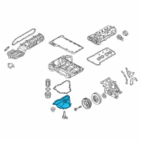 OEM 2017 BMW 750i Oil Pan Diagram - 11-13-8-643-441