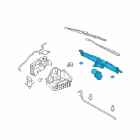 OEM 2010 Ford F-350 Super Duty Motor & Linkage Diagram - 8C3Z-17508-B