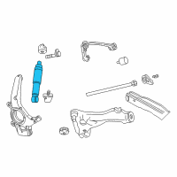 OEM 2001 Ford Expedition Shock Diagram - AU2Z-18V124-BG