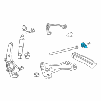 OEM 2002 Lincoln Navigator Torsion Bar Adjuster Diagram - XL3Z-5B328-CA