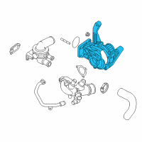 OEM Jeep Liberty Water Pump Diagram - 5142985AA