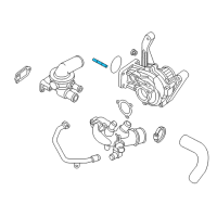 OEM Jeep Liberty SHROUD-Water Pump To Block Diagram - 4720550AB