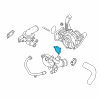 OEM 2006 Jeep Liberty Gasket-Water Pump Diagram - 4864575