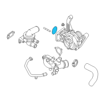 OEM 2005 Jeep Liberty O Ring-Water Pump Diagram - 5159019AA