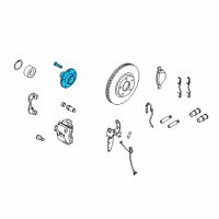 OEM 2012 Ford Transit Connect Hub Diagram - 7T1Z-1104-D