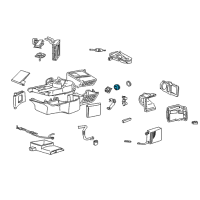 OEM 1997 Lincoln Town Car Fan Diagram - XF3Z-18504-AA