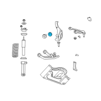 OEM Jeep Washer-Control Arm Diagram - 6507080AA
