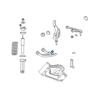 OEM 2007 Jeep Liberty BUSHING-Pivot Diagram - 52088746AA