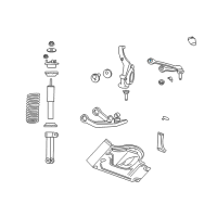 OEM Jeep Liberty BUSHING-Control Arm Diagram - 52088634AB