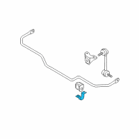 OEM 2018 Nissan Rogue Sport Clamp-Stabilizer, Rear Diagram - 56233-CA000