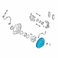 OEM 2002 Nissan Maxima Rotor Disc Brake Front Diagram - 40206-3Z700