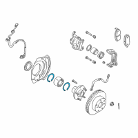 OEM 2001 Nissan Maxima Ring-Snap Diagram - 40214-05U00