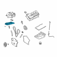 OEM Chrysler Concorde Engine Intake Manifold Lower Diagram - 4591273AB