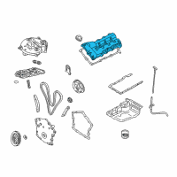 OEM 2009 Chrysler Sebring Cover-Cylinder Head Diagram - 4892186AB