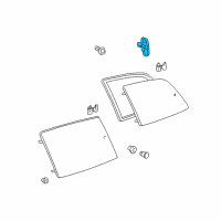 OEM 2003 Toyota Sienna Window Motor Diagram - 85780-08010