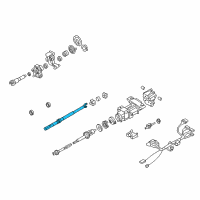 OEM 2007 Cadillac XLR Steering Column-Lower Shaft Diagram - 26089892