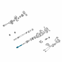 OEM 2005 Cadillac XLR Shaft Asm-Lower Intermediate Steering Diagram - 10307795