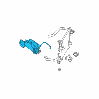 OEM Dodge Ram 1500 Bottle-COOLANT Recovery Diagram - 68050749AA