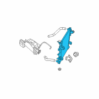 OEM Ram Engine Cooling Radiator Diagram - 55056870AF