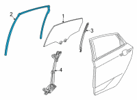 OEM 2022 Honda Civic CHANNEL, R- RR Diagram - 72735-T43-J01