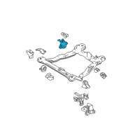 OEM Hyundai Tiburon Bracket Assembly-Engine Mounting Diagram - 21810-2C410