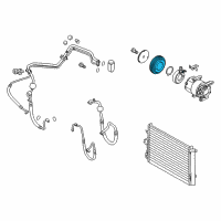 OEM Kia PULLEY Assembly-A/C Compressor Diagram - 976432K100