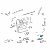 OEM 2007 Lexus RX400h Lamp Assembly, Courtesy Diagram - 81230-48020