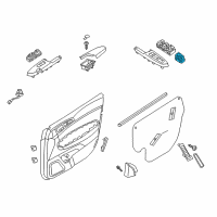 OEM 2020 Kia Sportage Switch Assembly-Mirror Remote Diagram - 93530D9000